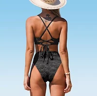 CUPSHE Womens Floral 2-pc. Bikini Set