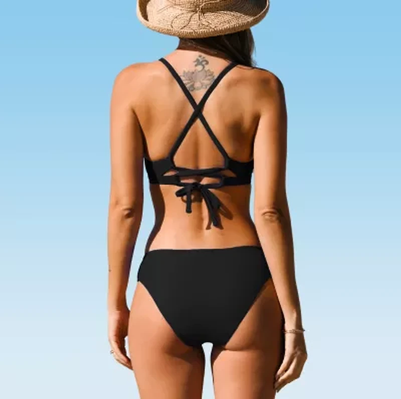 CUPSHE Womens 2-pc. Bikini Set