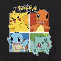 Little & Big Kid Boys Crew Neck Short Sleeve Regular Fit Pokeman Graphic T-Shirt