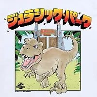 Anime Dinosaur T-Rex Little & Big Kid Boys Crew Neck Short Sleeve Regular Fit Jurassic World Graphic T-Shirt