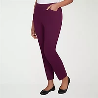 Alfred Dunner Urban Legend Womens Straight Pull-On Pant