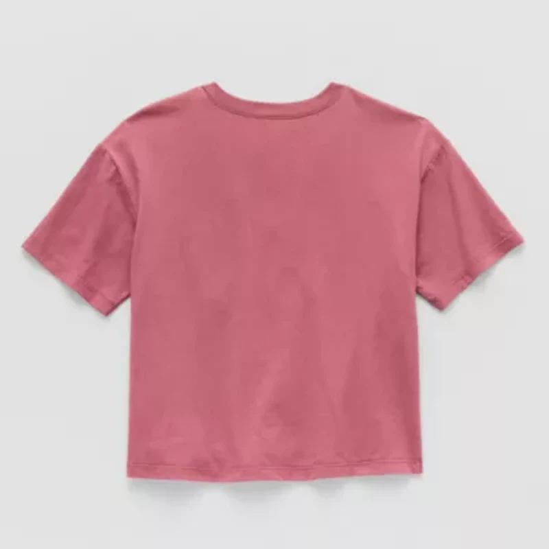 Self Esteem Big Kid Girls Round Neck Short Sleeve T-Shirt