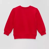Okie Dokie Baby Unisex Round Neck Fleece Long Sleeve Sweatshirt