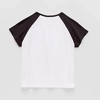 Spice Girls Little & Big Kid Split Crew Neck Short Sleeve Regular Fit Graphic T-Shirt