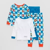 Toddler Boys Thomas and Friends Crew Neck Long Sleeve 4-pc. Pajama Sets