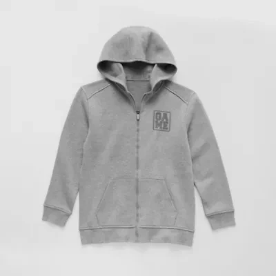 Xersion Little & Big Kid Boys Long Sleeve Fleece Zipper Active Hoodie