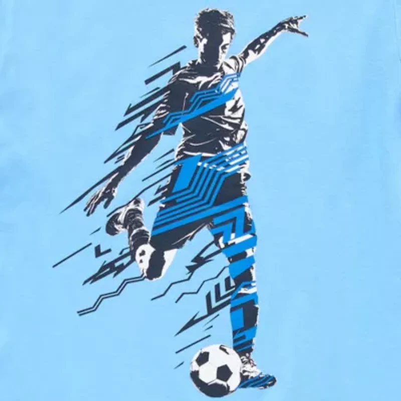 Xersion Little & Big Kid Boys Crew Neck Short Sleeve Regular Fit Graphic T-Shirt