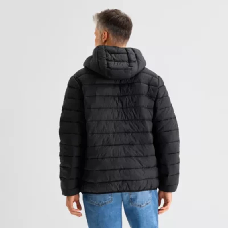 Spyder Mens Hooded Packable Midweight Quilted Jacket