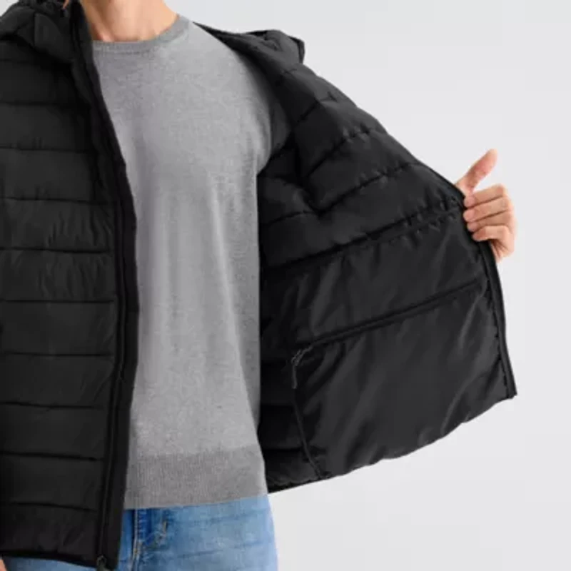 Spyder Mens Hooded Packable Midweight Quilted Jacket