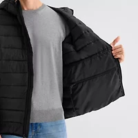Spyder Mens Hooded Packable Midweight Quilted Jacket