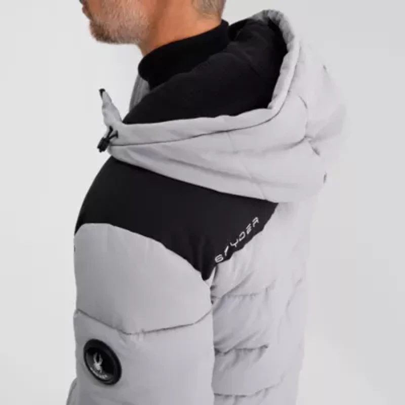 Spyder Mens Hooded Heavyweight Puffer Jacket