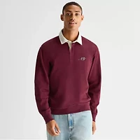 Arizona Mens Long Sleeve Regular Fit Spread Collar Rugby Shirt