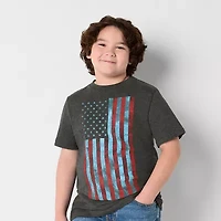 Thereabouts Little & Big Kid Boys Crew Neck Short Sleeve Regular Fit Graphic T-Shirt