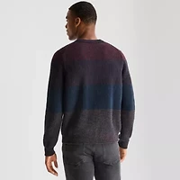 mutual weave Mens Crew Neck Long Sleeve Pullover Sweater