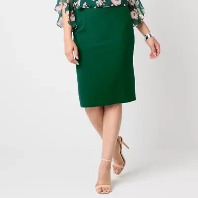 Black Label by Evan-Picone Womens Suit Skirt