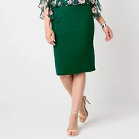 Black Label by Evan-Picone Womens Suit Skirt