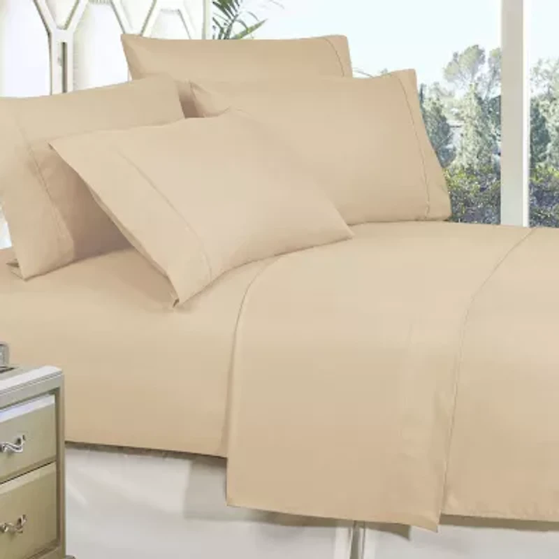 Elegant Comfort Wrinkle Free Silky Soft Bed Sheet Set with 16 inch Deep Pocket