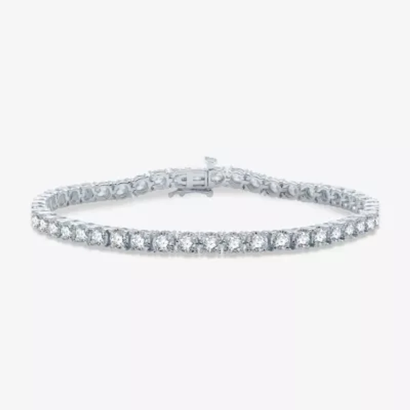 5 CT. T.W. Natural White Diamond 10K or Yellow Gold 7.5 Inch Tennis Bracelet