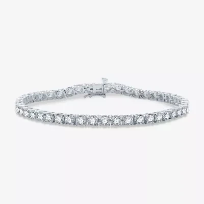 5 CT. T.W. Natural White Diamond 10K or Yellow Gold 7.5 Inch Tennis Bracelet