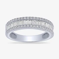 2.5MM 1/2 CT.T.W. Natural White Diamond 10K Gold Anniversary Band