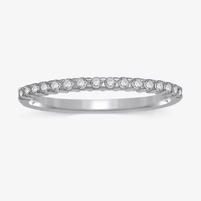 1/7 CT.T.W. Natural Diamond 10K or 14K Gold Band Ring