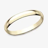 Womens 2MM 10K Gold Wedding Band