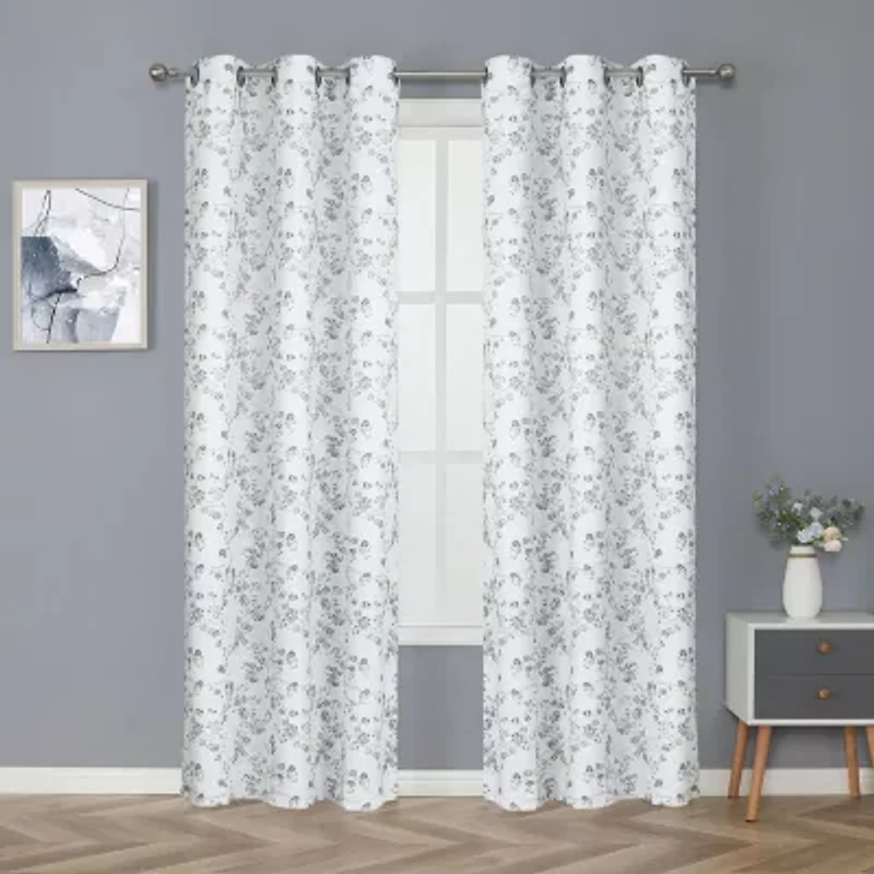 Regal Home Arlo Grommet Top Energy Saving Blackout Set of 2 Curtain Panel