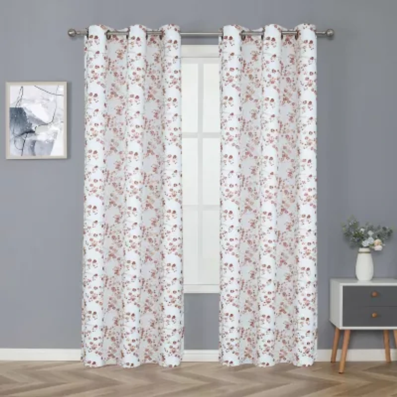 Regal Home Arlo Grommet Top Energy Saving Blackout Set of 2 Curtain Panel