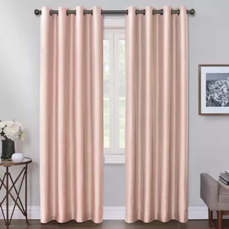 Max Blackout Mystique Grommet Top 100% Single Curtain Panel