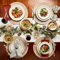 Gallery Monroe 12-pc. Stoneware Dinnerware Set