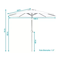 Sunnydaze Collection Patio Umbrella