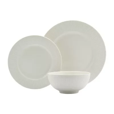 Gallery Fluer 12-pc. Porcelain Dinnerware Set