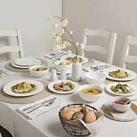 Gallery Fluer 12-pc. Porcelain Dinnerware Set