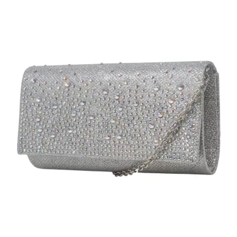 Gunne Sax by Jessica McClintock Chloe Scattered Stones Clutch Evening Bag
