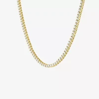 Diamond Addiction (G-H / SI2-I1) 4 CT.T.W. Lab Grown Diamond Tennis Necklace in 10K Gold
