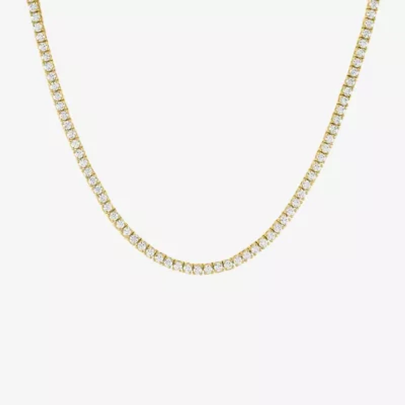 Diamond Addiction (G-H / SI2-I1) 4 CT.T.W. Lab Grown Diamond Tennis Necklace in 10K Gold