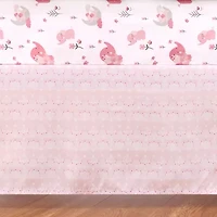 The Peanutshell Pink Elephant 3-pc. Crib Bedding Set