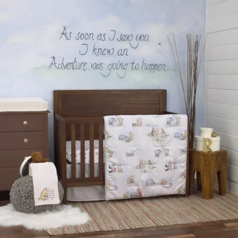Nojo Classic Winine The Pooh 6-pc. Winnie The Pooh Crib Bedding Set
