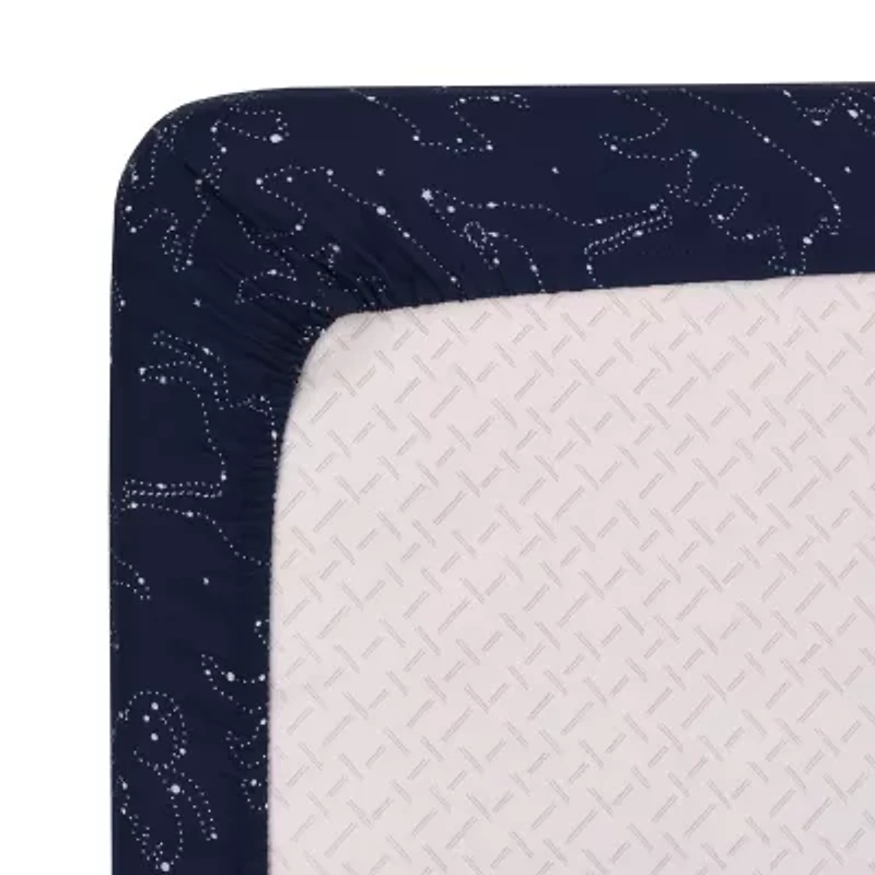 Nojo Super Soft Animal Constellation Crib Sheet