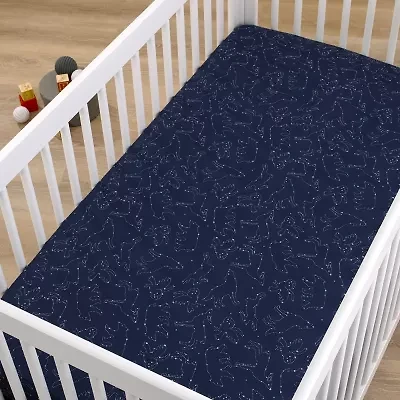 Nojo Super Soft Animal Constellation Crib Sheet