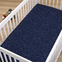 Nojo Super Soft Animal Constellation Crib Sheet
