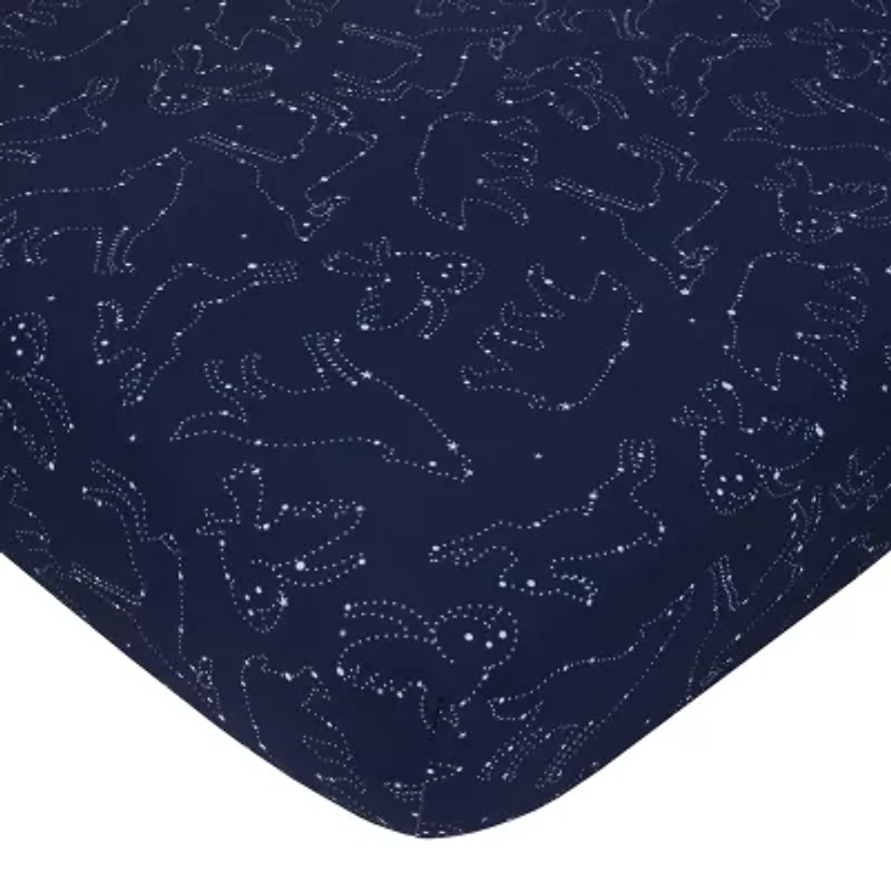 Nojo Super Soft Animal Constellation Crib Sheet