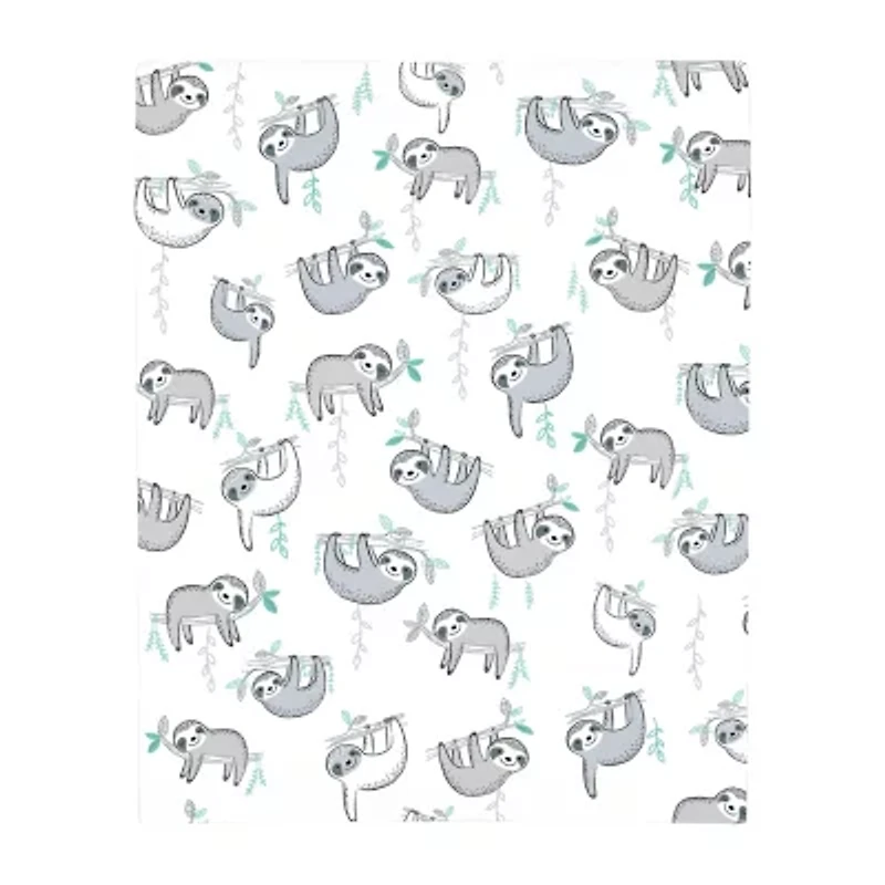 Nojo Super Soft Sloth Crib Sheet