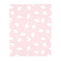 Nojo Pink Elephant Mini Crib Sheet