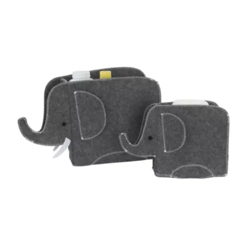 Nojo Little Love By Nojo Elephant 2-pc. Single Compartment Storage Bin