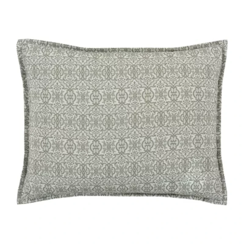 Royal Court Evergreen Floral Quilt Set