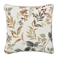 Royal Court Evergreen Square Throw Pillow