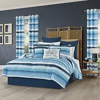 Royal Court Balboa 4-pc. Stripes Midweight Comforter Set
