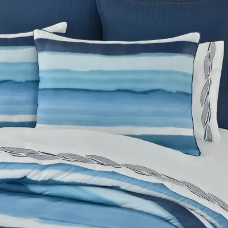 Royal Court Balboa 4-pc. Stripes Midweight Comforter Set