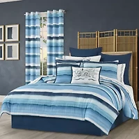 Royal Court Balboa 4-pc. Stripes Midweight Comforter Set